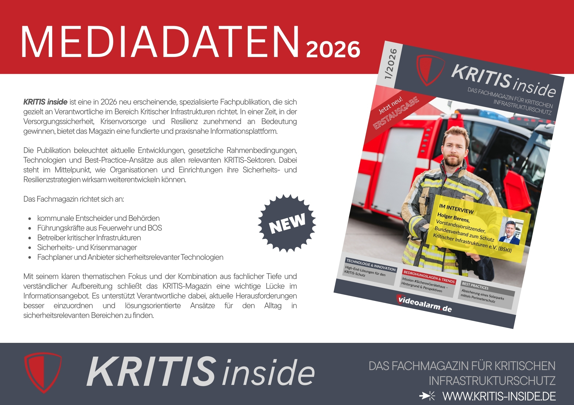 Mediadaten KRITIS inside 2026